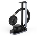 Yealink BH76 Bluetooth Headset -  Black, USB-A, with Charging Stand - Image 2
