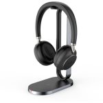 Yealink BH76 Bluetooth Headset -  Black, USB-A, with Charging Stand