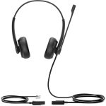 Yealink YHS34 Dual Wired Headset with leatherette ear cushion - Image 3